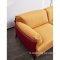 Set di divani in pelle moderni di vendita diretta in fabbrica, set di divani in pelle moderni mobili da soggiorno, divano di lusso moderno